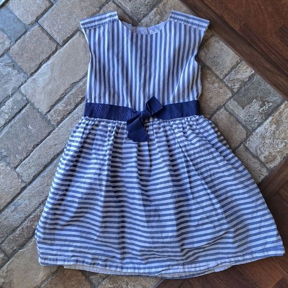 Carter's Dresses Little Girls Striped A Line Fit And Flare Party Dress Poshmark